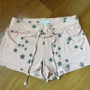 P.J. Salvage Blush Star Pattern Shorts